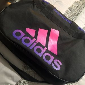 Like new- small adidas ombré gym / duffle bag
